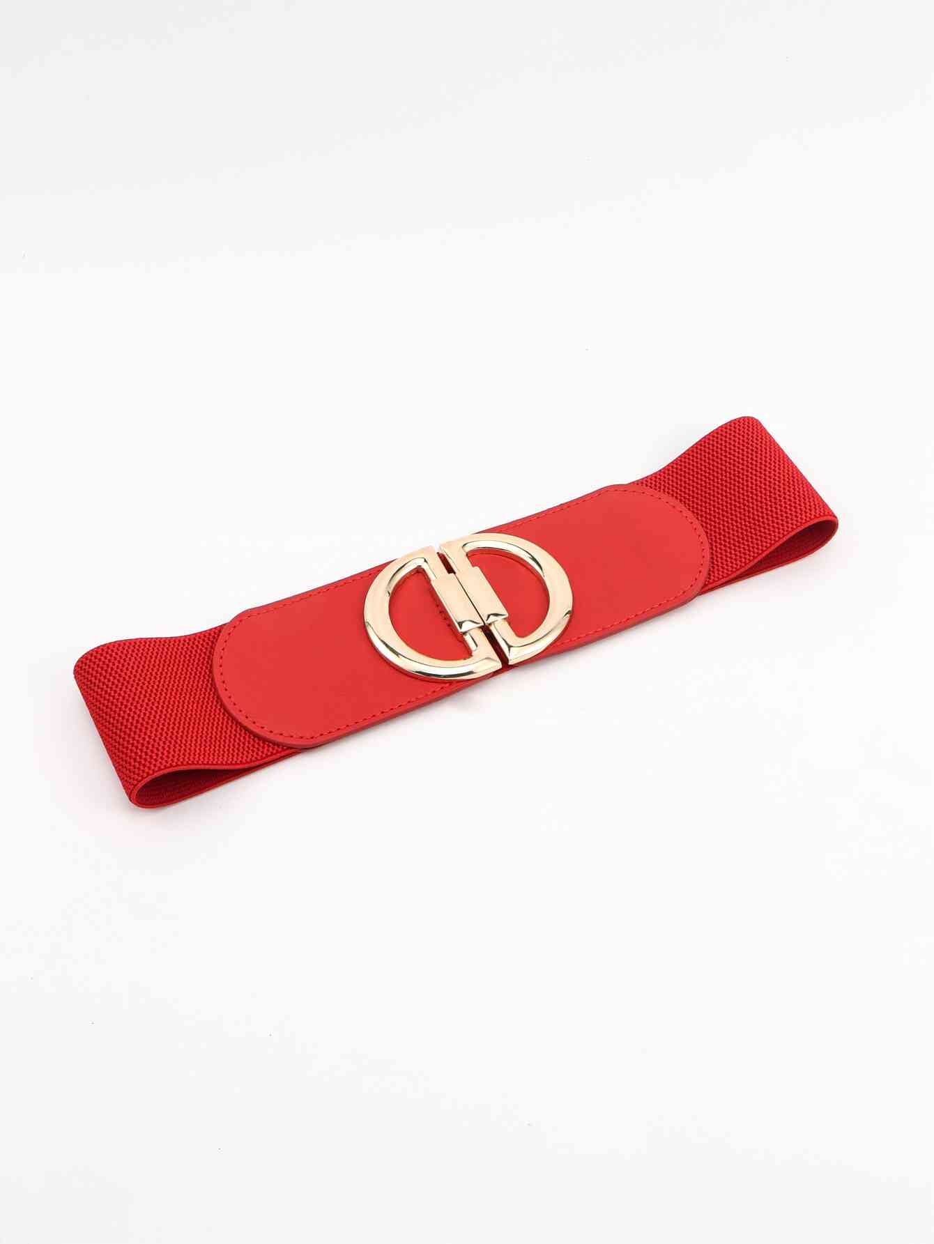 D Buckle Elastic Belt